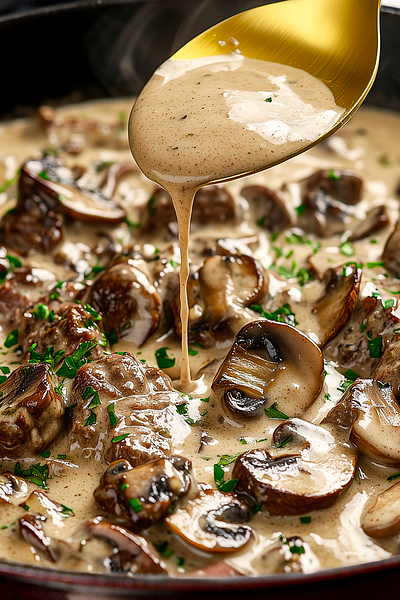 Best Creamy Beef with Mushrooms beef with mushrooms